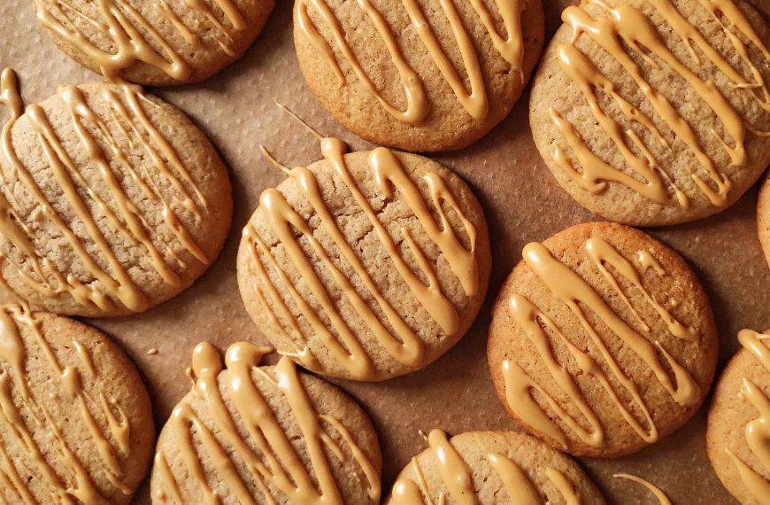 Coffee-Glazed Chai Cookies