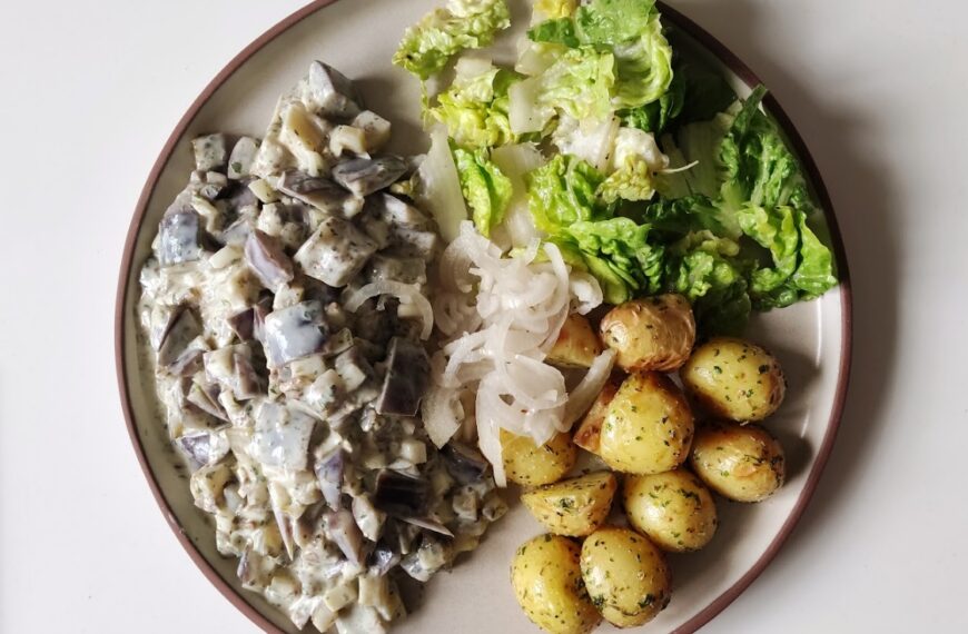 Veggie Creamed Herring
